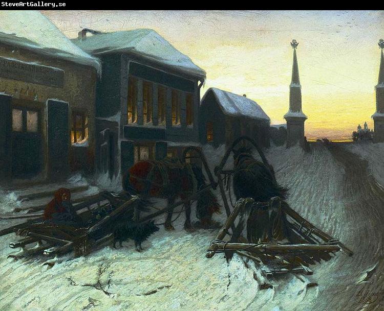 Vasily Perov The last tavern at the city gates